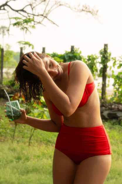 INANNA Red Bikini Set