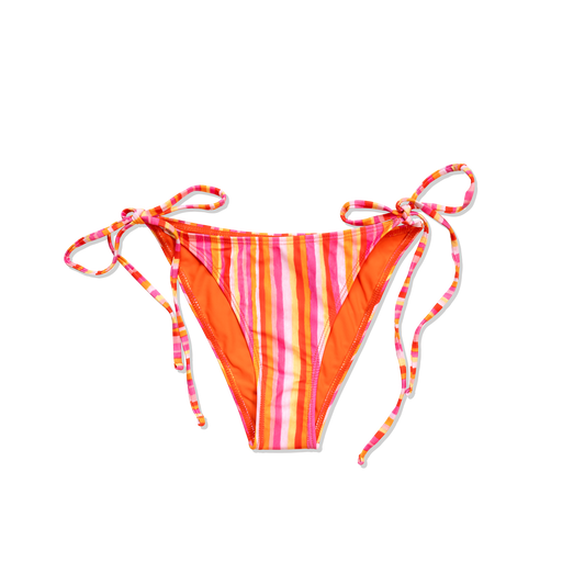CANDY FLIP STRIPED BIKINI BOTTOMS