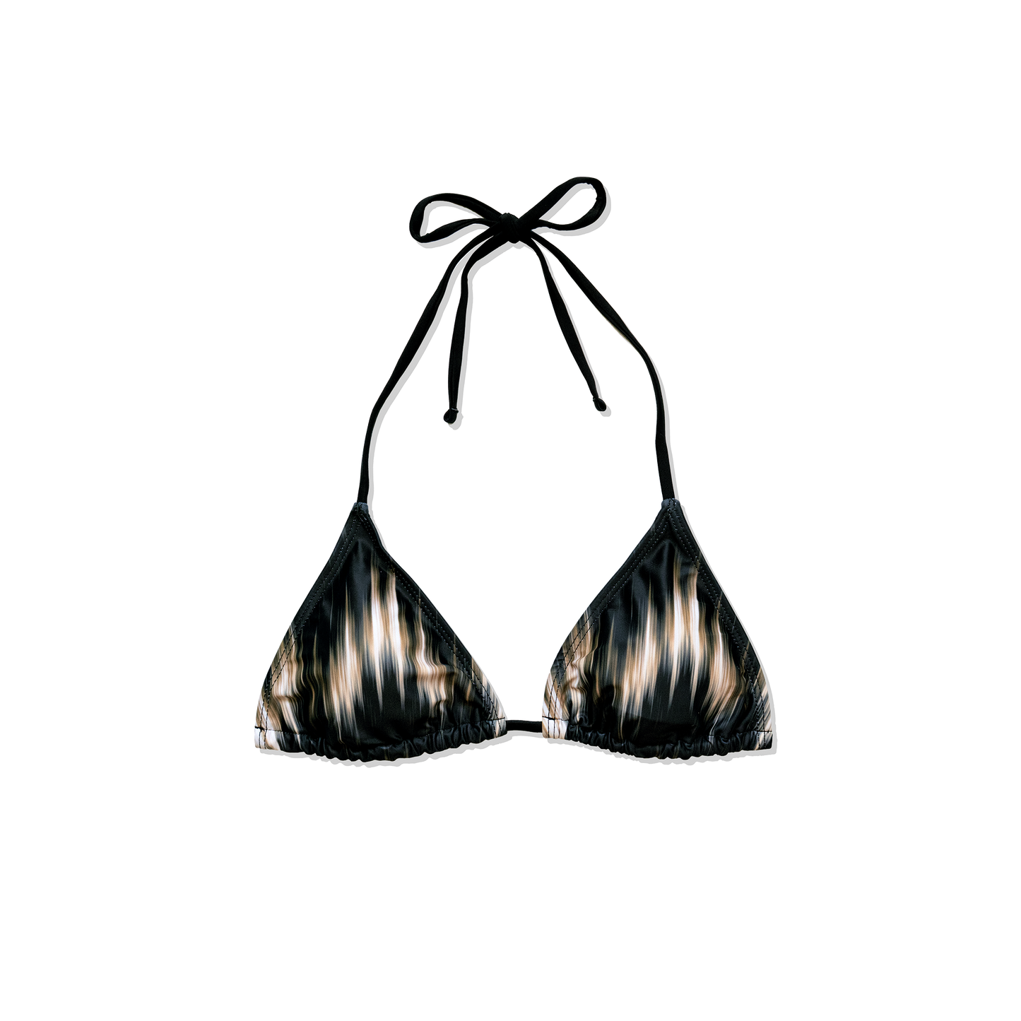 DARK RIPPLE TRIANGLE BIKINI TOP