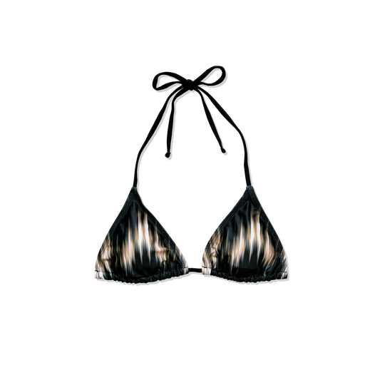 DARK RIPPLE TRIANGLE BIKINI TOP